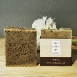 savon exfoliant au café